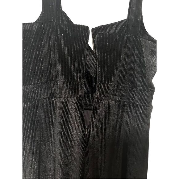 L*Space Wide Leg Sleeveless Velvet Corduroy Vera Jumper Black Size Small… - Picture 6 of 11